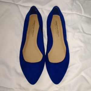 Christian Siriano Royal Blue Flats